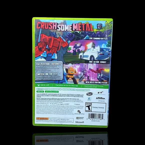 Transformers Devastation XBox 360 Case and Disc VGUC - Picture 5 of 7